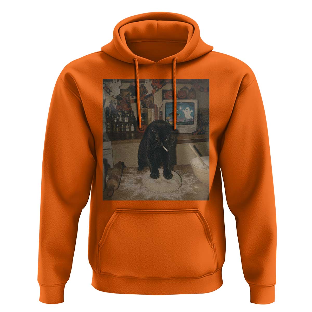 Spooky Biscuits Bakery Hoodie Funny Black Cat Halloween Gift