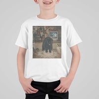 Spooky Biscuits Bakery T Shirt For Kid Funny Black Cat Halloween Gift