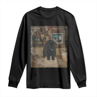 Spooky Biscuits Bakery Long Sleeve Shirt Funny Black Cat Halloween Gift