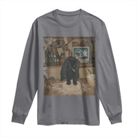 Spooky Biscuits Bakery Long Sleeve Shirt Funny Black Cat Halloween Gift