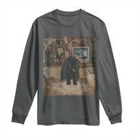 Spooky Biscuits Bakery Long Sleeve Shirt Funny Black Cat Halloween Gift