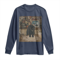 Spooky Biscuits Bakery Long Sleeve Shirt Funny Black Cat Halloween Gift