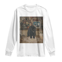 Spooky Biscuits Bakery Long Sleeve Shirt Funny Black Cat Halloween Gift