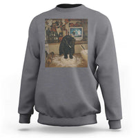 Spooky Biscuits Bakery Sweatshirt Funny Black Cat Halloween Gift
