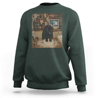 Spooky Biscuits Bakery Sweatshirt Funny Black Cat Halloween Gift
