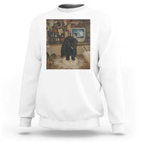 Spooky Biscuits Bakery Sweatshirt Funny Black Cat Halloween Gift