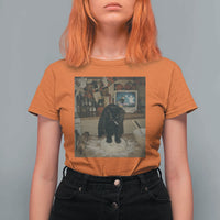 Spooky Biscuits Bakery T Shirt For Women Funny Black Cat Halloween Gift