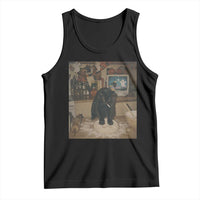 Spooky Biscuits Bakery Tank Top Funny Black Cat Halloween Gift