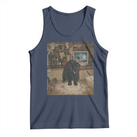 Spooky Biscuits Bakery Tank Top Funny Black Cat Halloween Gift
