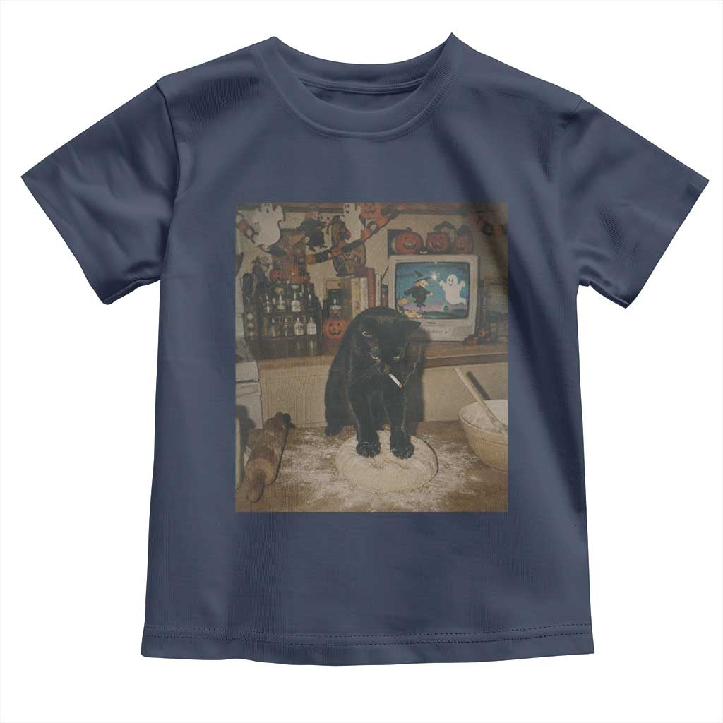 Spooky Biscuits Bakery Toddler T Shirt Funny Black Cat Halloween Gift
