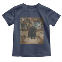 Spooky Biscuits Bakery Toddler T Shirt Funny Black Cat Halloween Gift