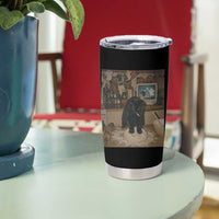 Spooky Biscuits Bakery Tumbler Cup Funny Black Cat Halloween Gift