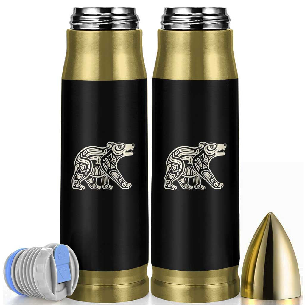 Bear Native Formline Art Salish Haida Tlingit Pacific Animal Bullet Tumbler
