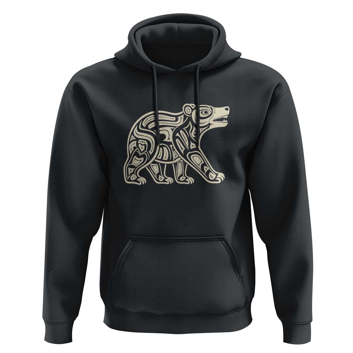 Bear Native Formline Art Salish Haida Tlingit Pacific Animal Hoodie