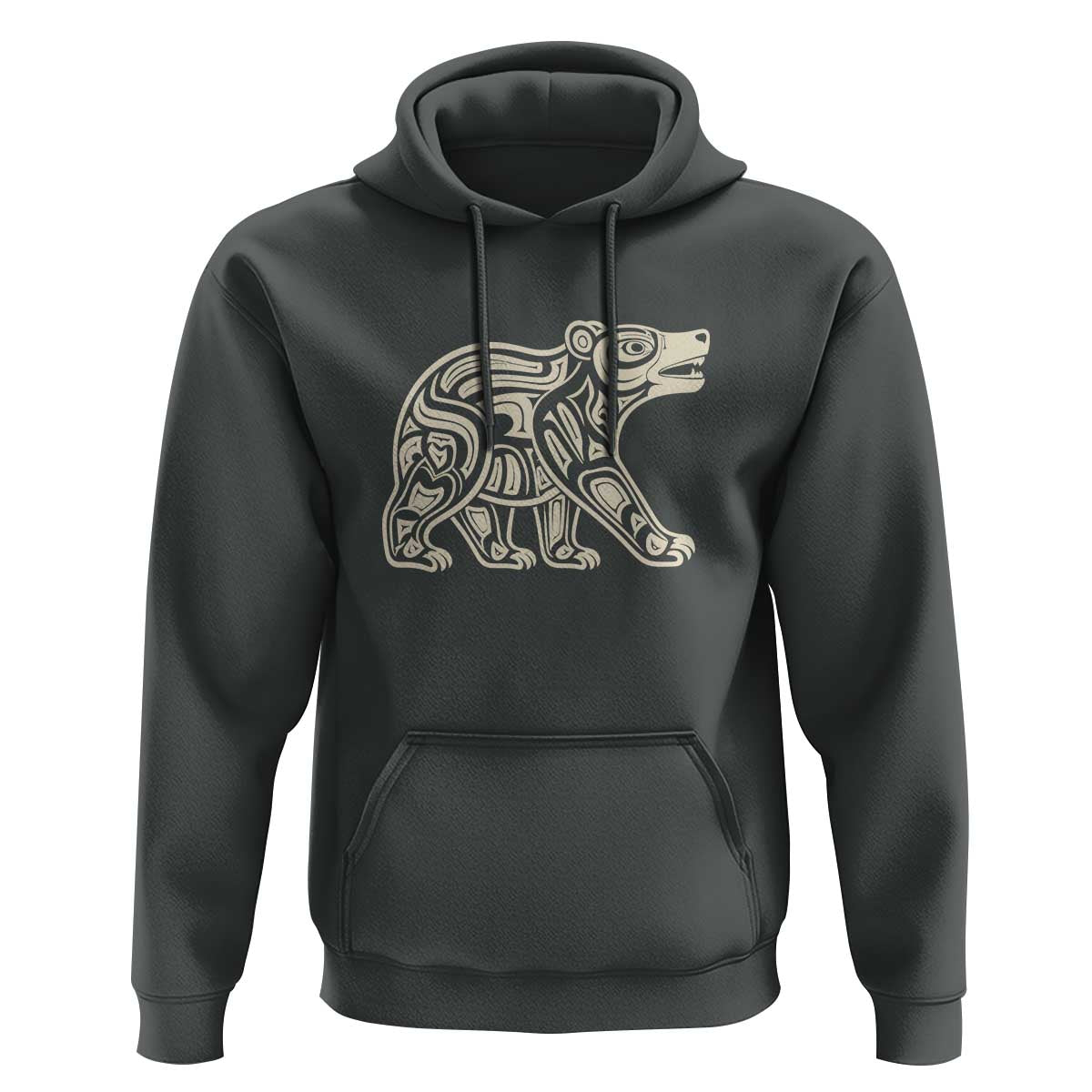Bear Native Formline Art Salish Haida Tlingit Pacific Animal Hoodie