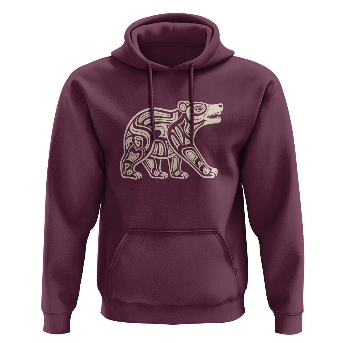 Bear Native Formline Art Salish Haida Tlingit Pacific Animal Hoodie