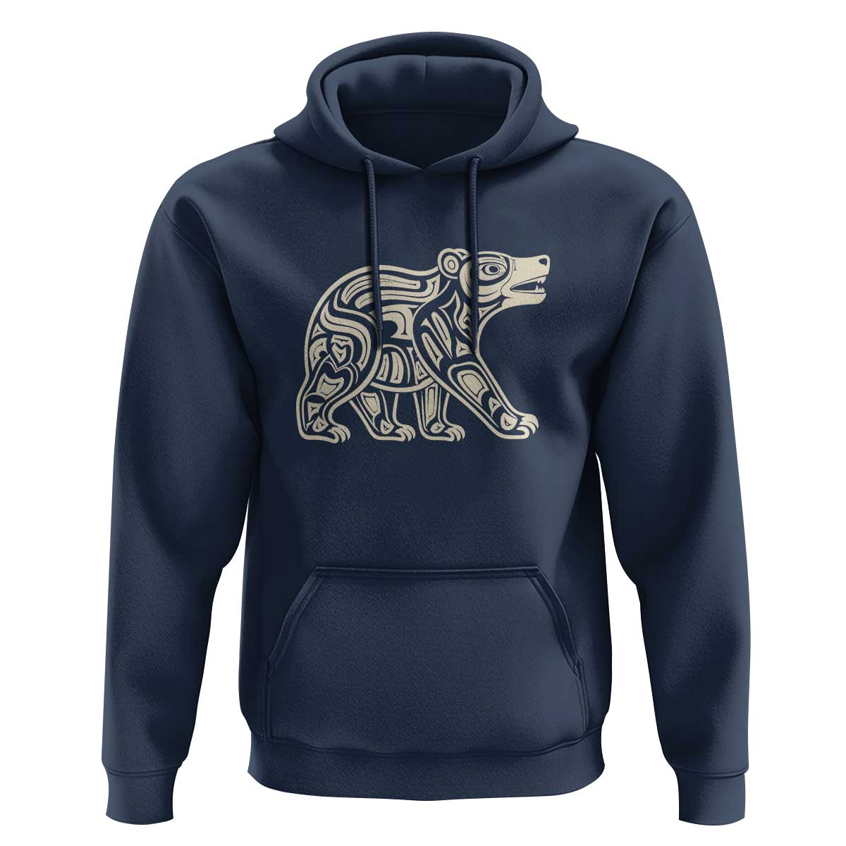 Bear Native Formline Art Salish Haida Tlingit Pacific Animal Hoodie