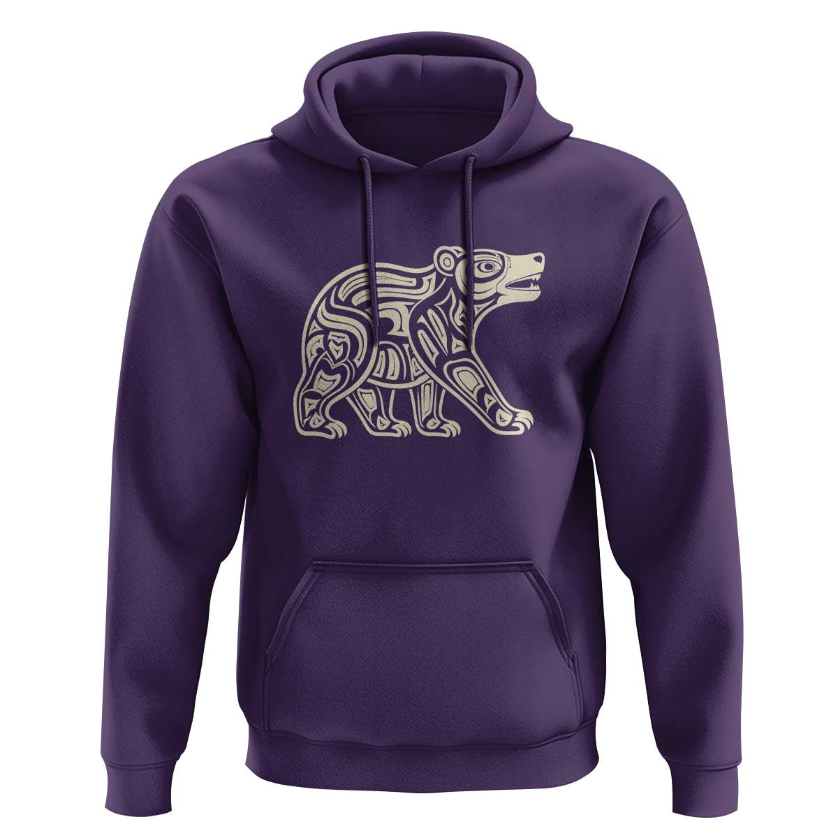 Bear Native Formline Art Salish Haida Tlingit Pacific Animal Hoodie