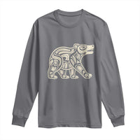 Bear Native Formline Art Salish Haida Tlingit Pacific Animal Long Sleeve Shirt