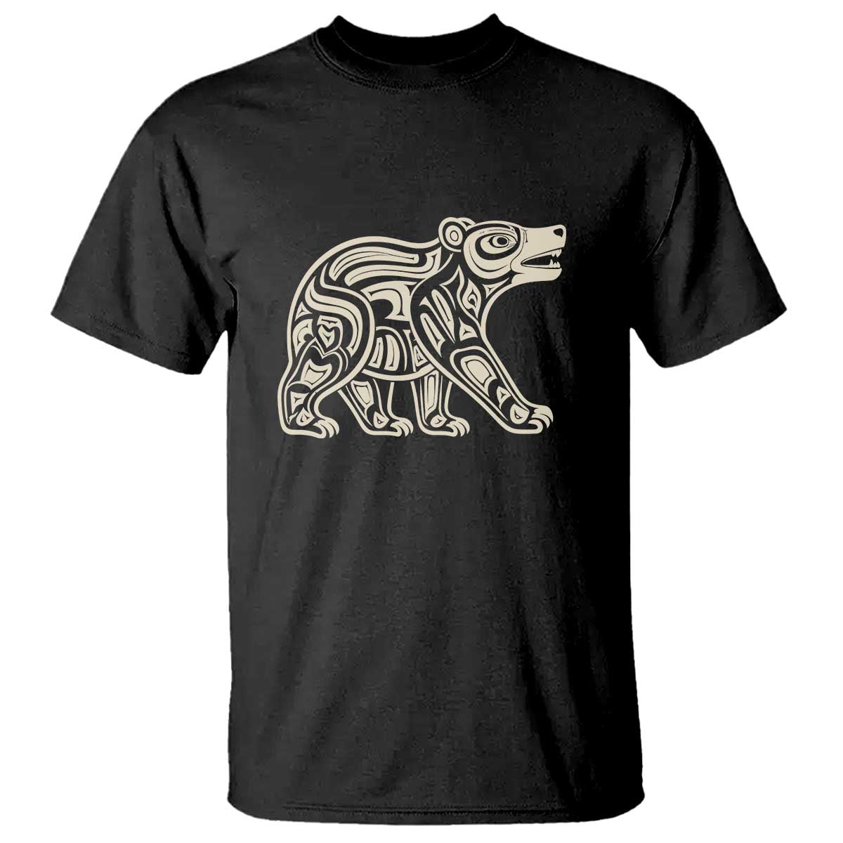Bear Native Formline Art Salish Haida Tlingit Pacific Animal T Shirt
