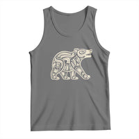 Bear Native Formline Art Salish Haida Tlingit Pacific Animal Tank Top