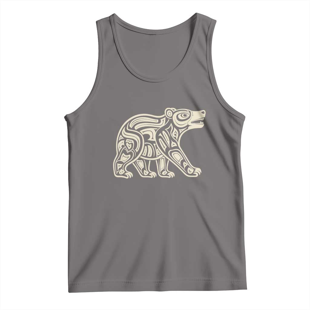 Bear Native Formline Art Salish Haida Tlingit Pacific Animal Tank Top