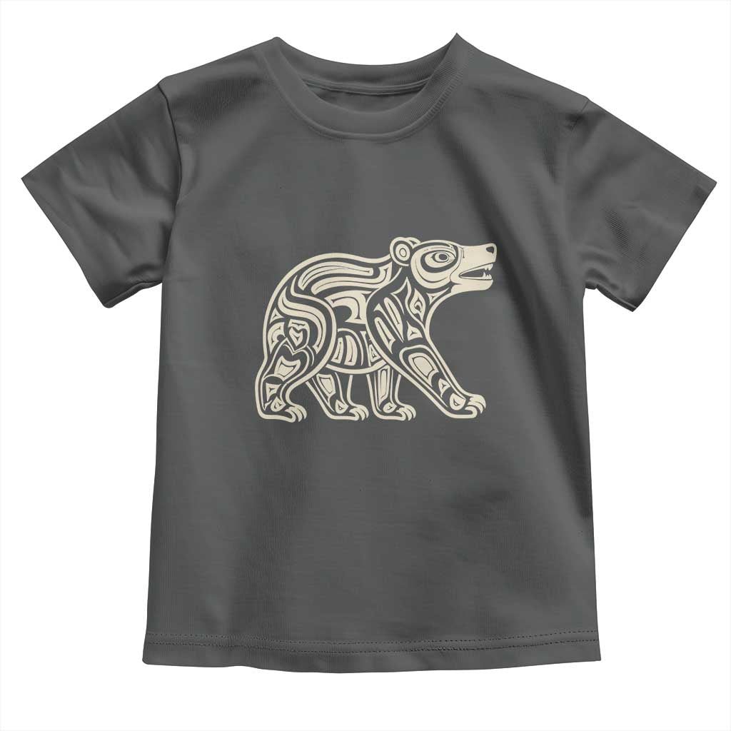 Bear Native Formline Art Salish Haida Tlingit Pacific Animal Toddler T Shirt