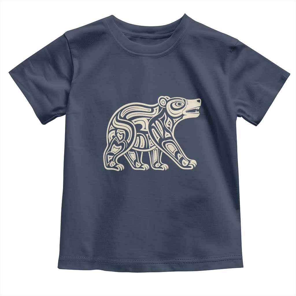 Bear Native Formline Art Salish Haida Tlingit Pacific Animal Toddler T Shirt