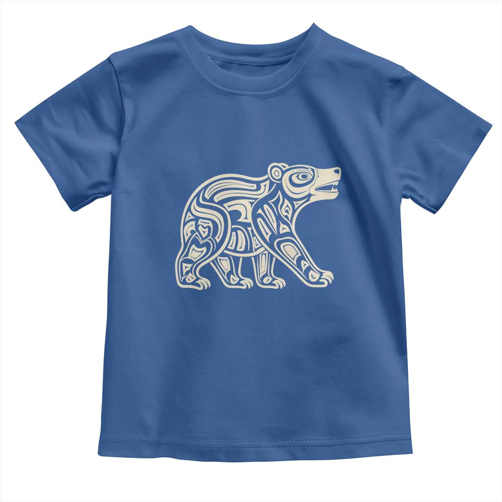 Bear Native Formline Art Salish Haida Tlingit Pacific Animal Toddler T Shirt