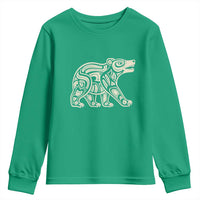 Bear Native Formline Art Salish Haida Tlingit Pacific Animal Youth Sweatshirt