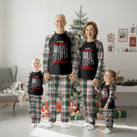 Native American Veteran USA Flag Patriotic Soldier Plaid Pajama Set