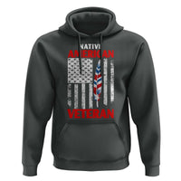 Native American Veteran USA Flag Patriotic Soldier Hoodie