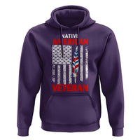 Native American Veteran USA Flag Patriotic Soldier Hoodie