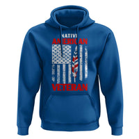 Native American Veteran USA Flag Patriotic Soldier Hoodie