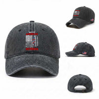 Native American Veteran USA Flag Patriotic Soldier Washed Cotton Baseball Cap