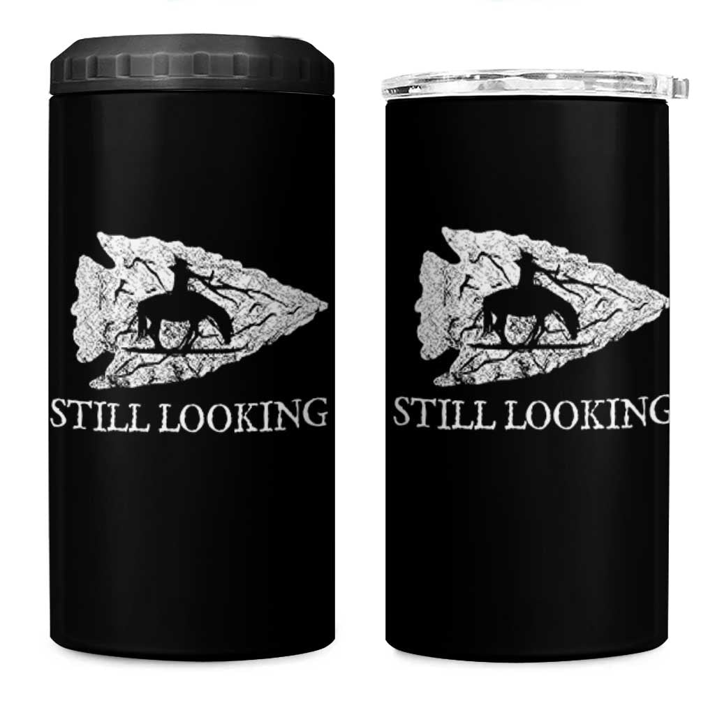 Arrowhead Hunter Native American 4 in 1 Can Cooler Tumbler Relic Hunter Ancient Artifacts Collection