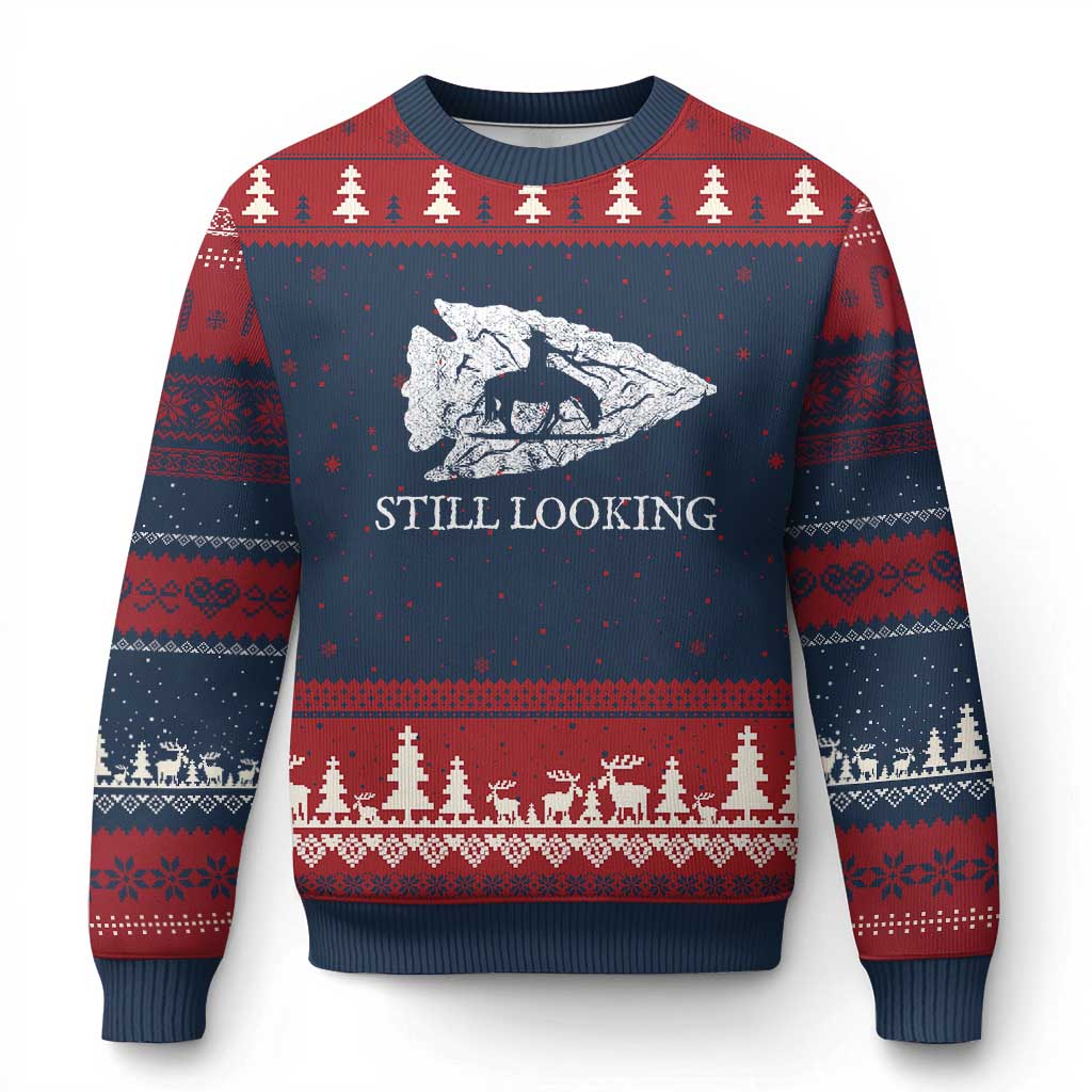 Arrowhead Hunter Native American Ugly Christmas Sweater Relic Hunter Ancient Artifacts Collection