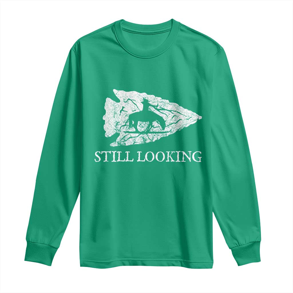 Arrowhead Hunter Native American Long Sleeve Shirt Relic Hunter Ancient Artifacts Collection