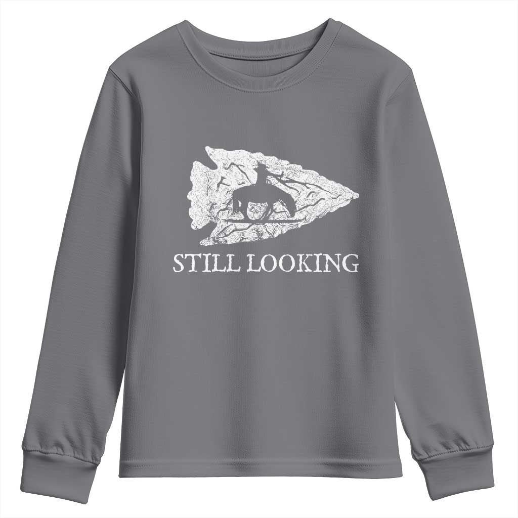 Arrowhead Hunter Native American Youth Sweatshirt Relic Hunter Ancient Artifacts Collection