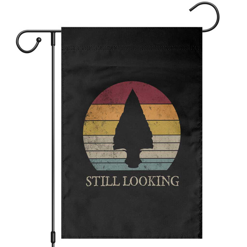 Arrowhead Hunter Native American Garden Flag Ancient Artifacts Relic Hunting Vintage Sunset