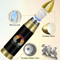 Arrowhead Hunter Native American Bullet Tumbler Ancient Artifacts Relic Hunting Vintage Sunset