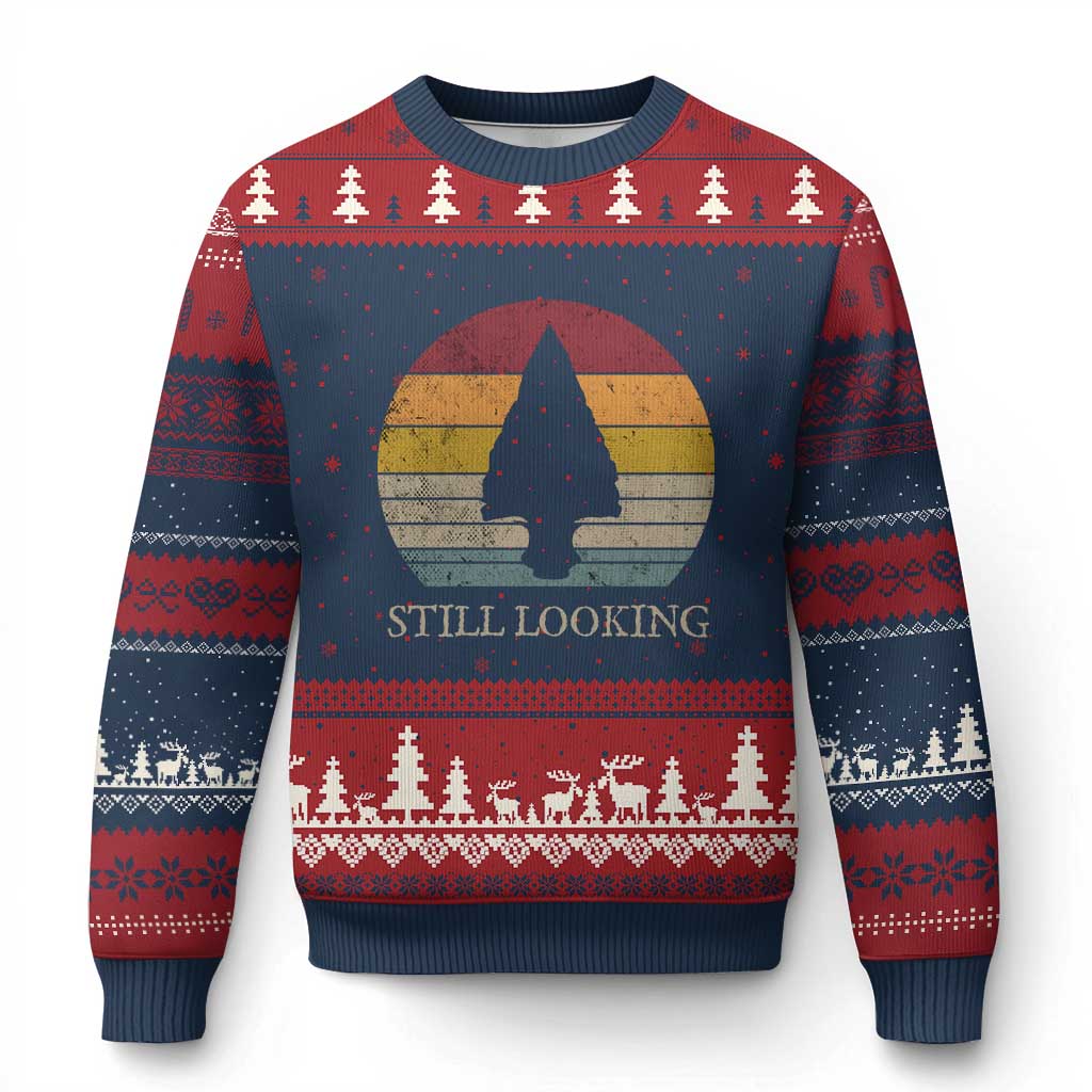 Arrowhead Hunter Native American Ugly Christmas Sweater Ancient Artifacts Relic Hunting Vintage Sunset