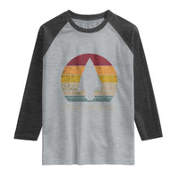 Arrowhead Hunter Native American Raglan Shirt Ancient Artifacts Relic Hunting Vintage Sunset