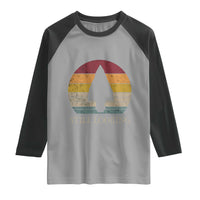Arrowhead Hunter Native American Raglan Shirt Ancient Artifacts Relic Hunting Vintage Sunset