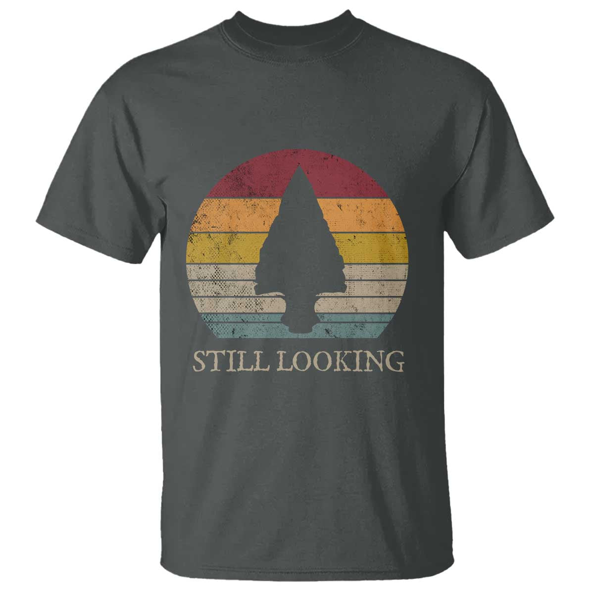 Arrowhead Hunter Native American T Shirt Ancient Artifacts Relic Hunting Vintage Sunset