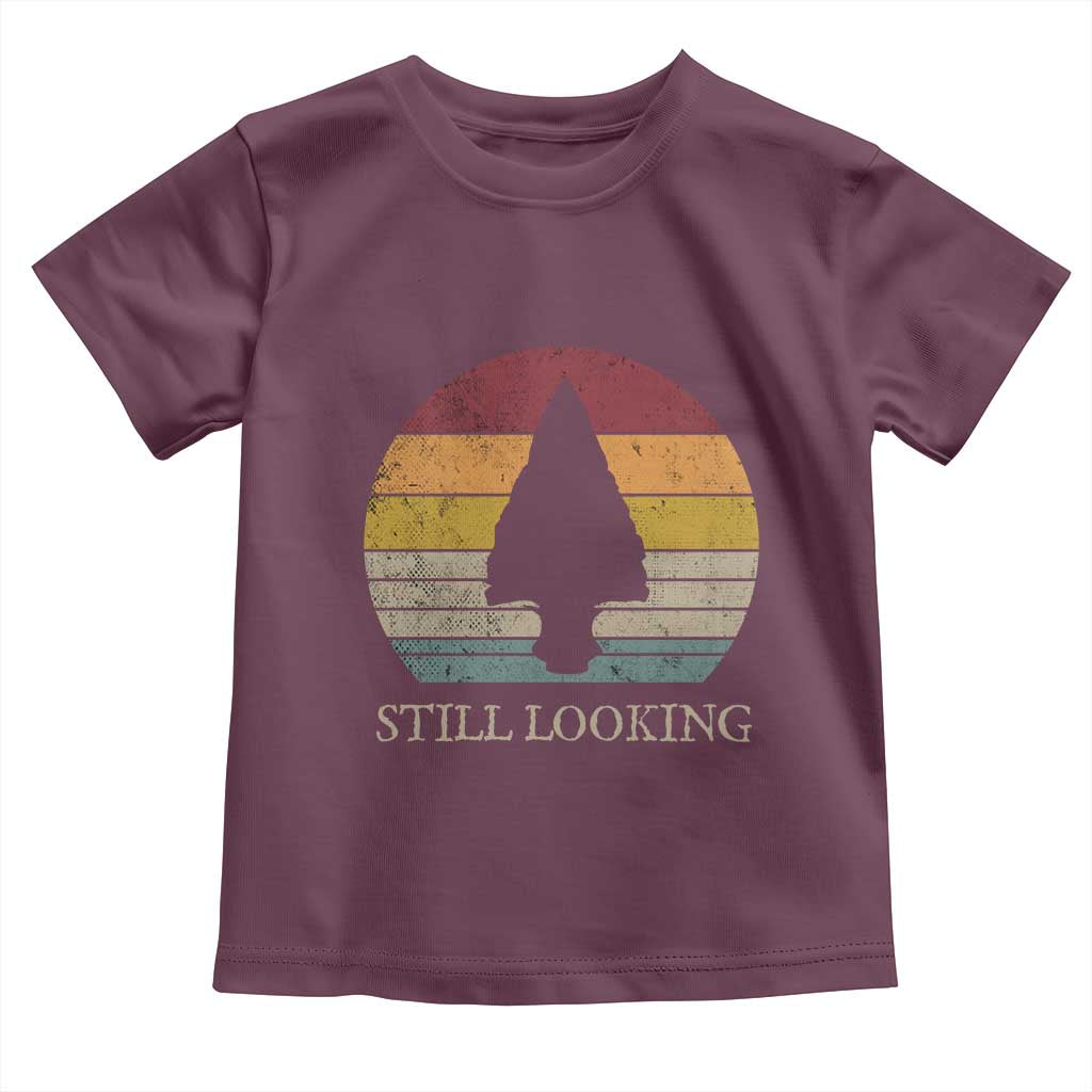 Arrowhead Hunter Native American Toddler T Shirt Ancient Artifacts Relic Hunting Vintage Sunset