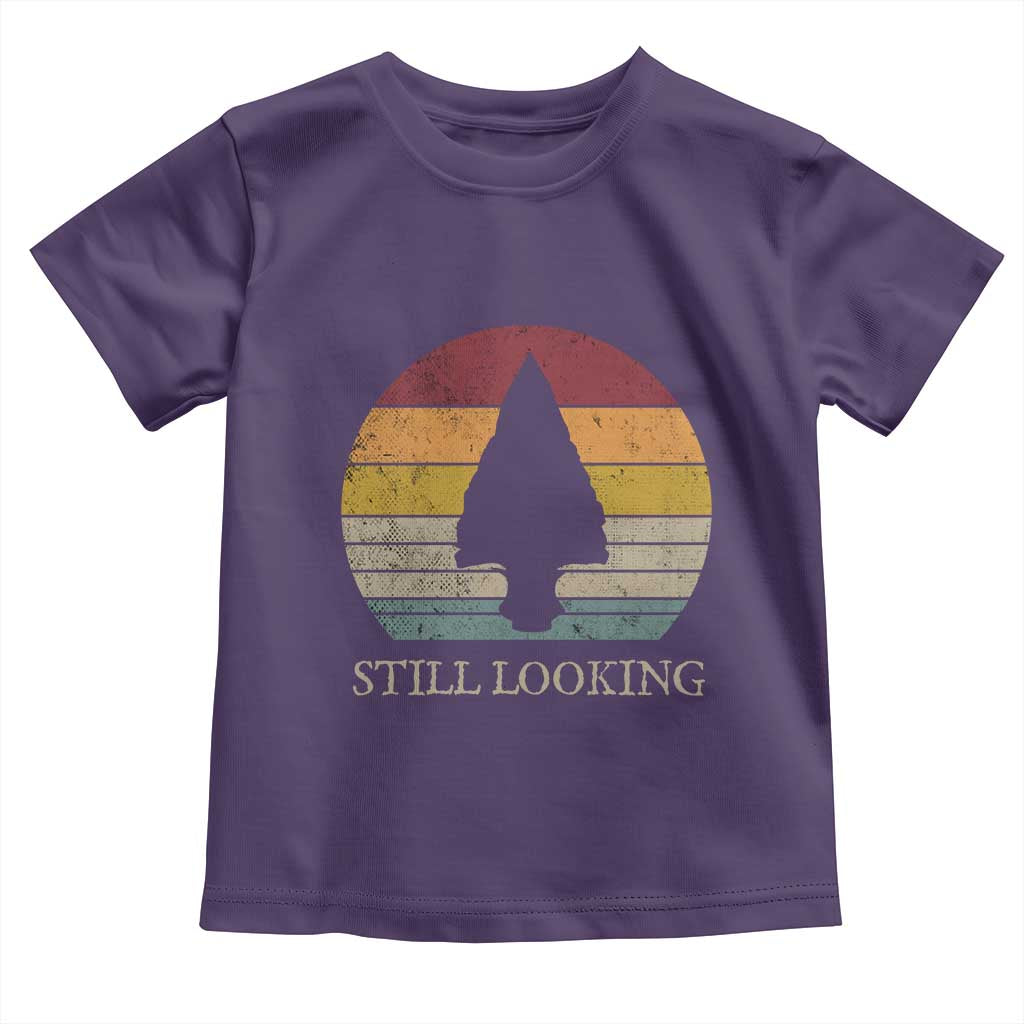 Arrowhead Hunter Native American Toddler T Shirt Ancient Artifacts Relic Hunting Vintage Sunset