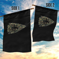 Arrowhead Hunter Native American Camouflage USA Flag Garden Flag