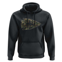Arrowhead Hunter Native American Camouflage USA Flag Hoodie