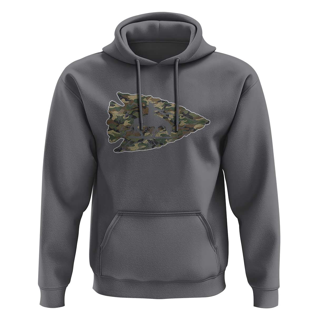 Arrowhead Hunter Native American Camouflage USA Flag Hoodie